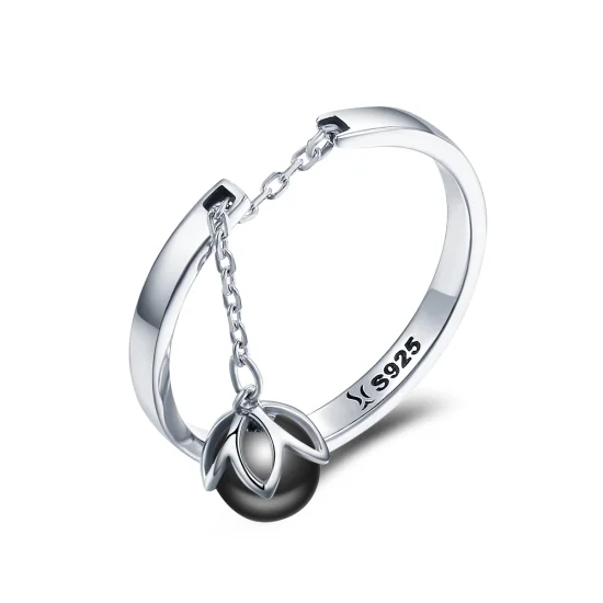 (afbeelding voor) Pandora Style Tranen van bloemen Open Ring - SCR314