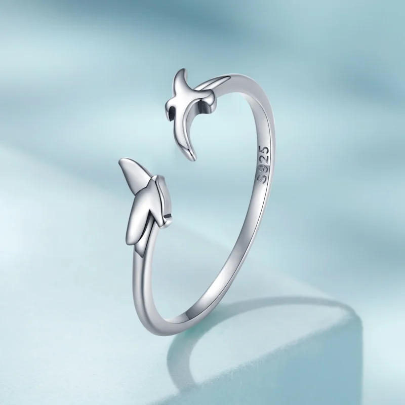 (afbeelding voor) Pandora Style Vogel Open Ring - SCR869 - Bekijken 2