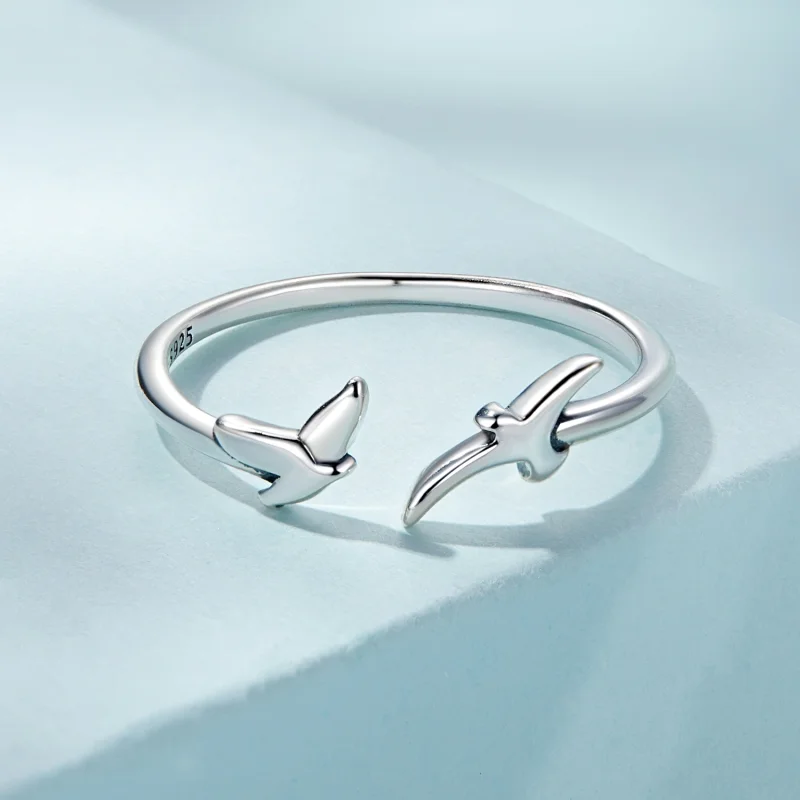 (afbeelding voor) Pandora Style Vogel Open Ring - SCR869 - Bekijken 3