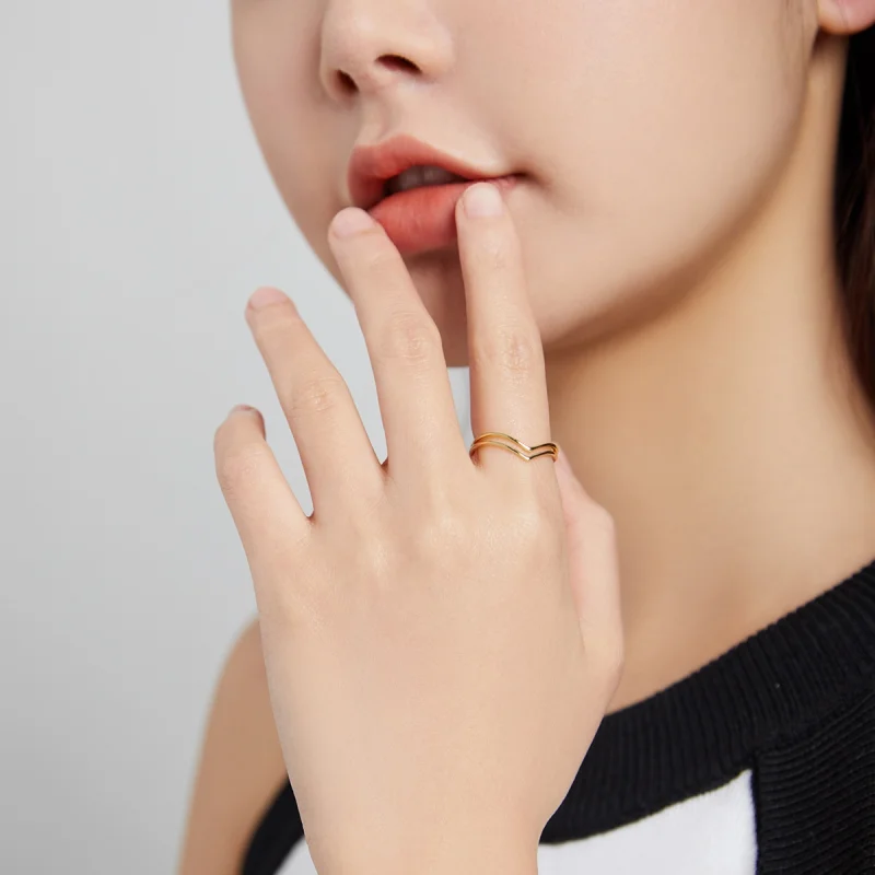 (afbeelding voor) Pandora Style Wensen Open Ring - SCR713 - Bekijken 5