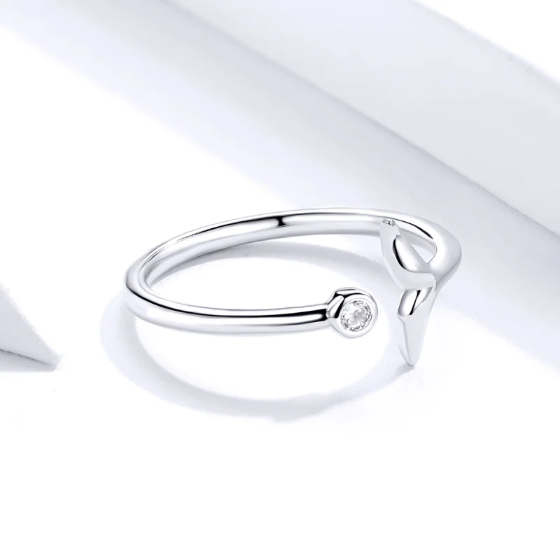 (afbeelding voor) Pandora Style Zeemeermin Traan Open Ring - SCR618-A - Bekijken 2