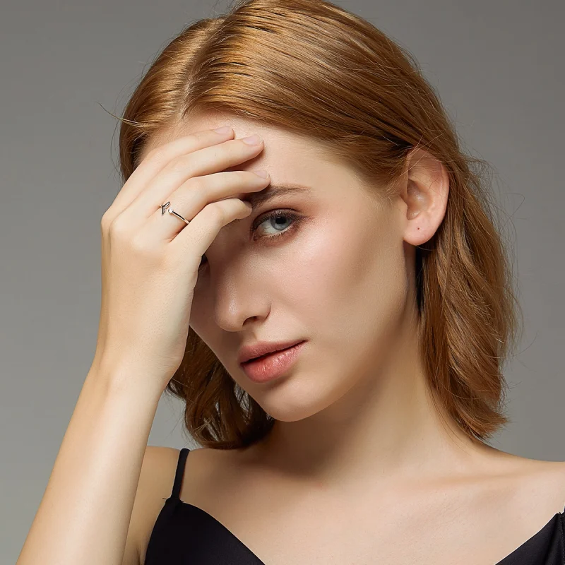 (afbeelding voor) Pandora Style Zeemeermin Traan Open Ring - SCR618-A - Bekijken 5