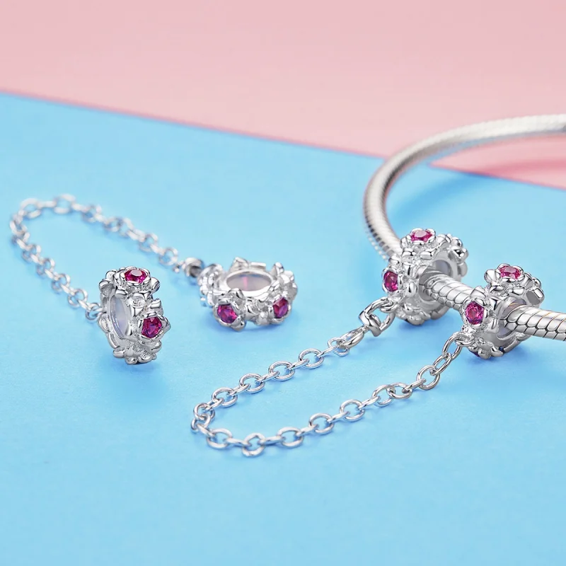 (afbeelding voor) Pandora Style Fairy's Guirlande Veiligheidsketting - BSC035 - Bekijken 3