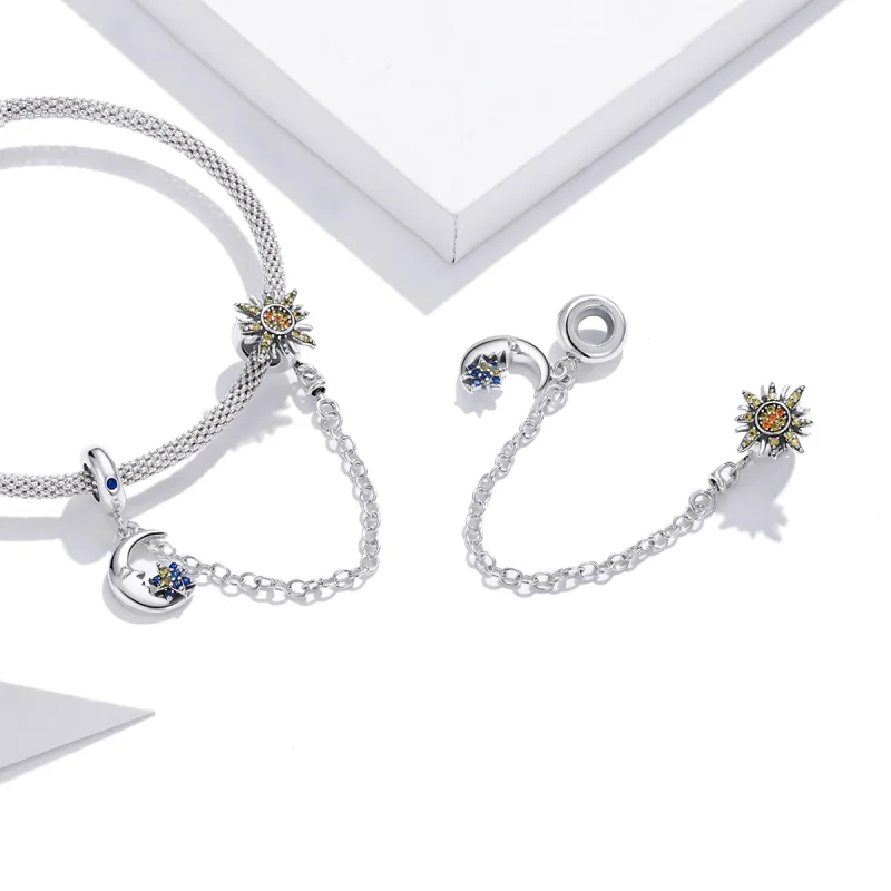 (afbeelding voor) Pandora Style Het hele universum Veiligheidsketting - SCC1763 - Bekijken 4