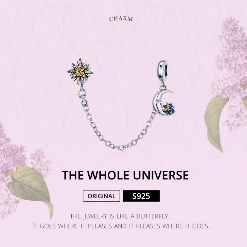(afbeelding voor) Pandora Style Het hele universum Veiligheidsketting - SCC1763 - Bekijken 6