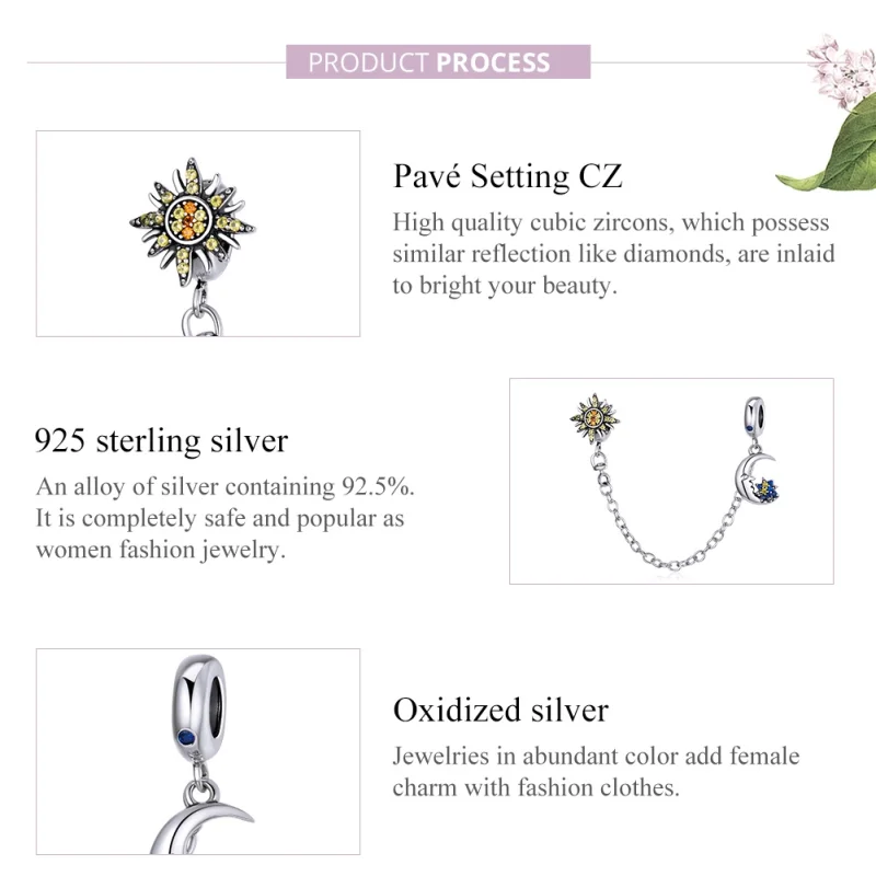 (afbeelding voor) Pandora Style Het hele universum Veiligheidsketting - SCC1763 - Bekijken 8