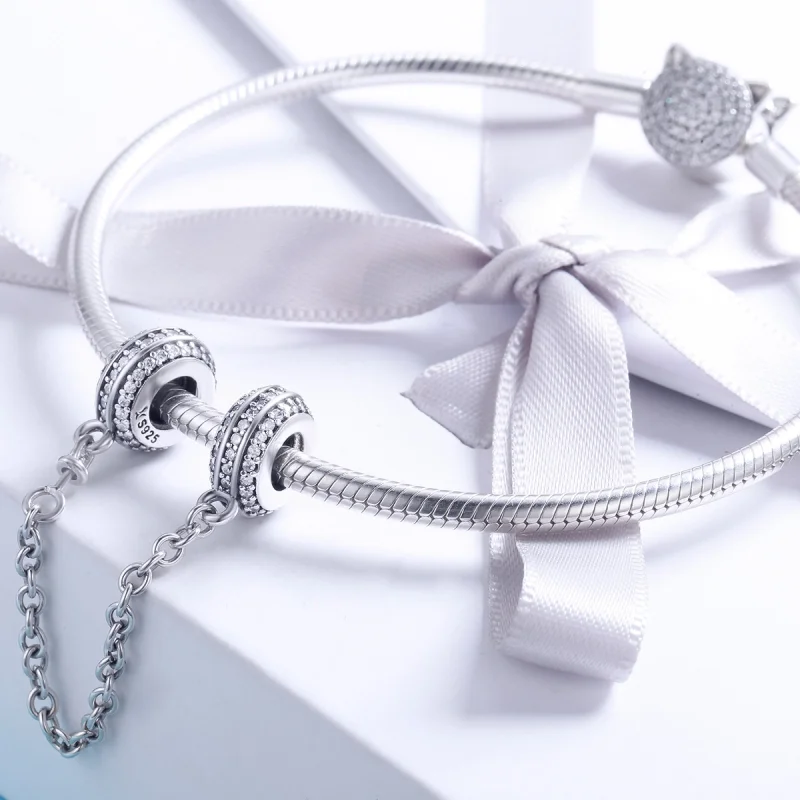 (afbeelding voor) Pandora Style Pavé Veiligheidsketting - SCC812 - Bekijken 4