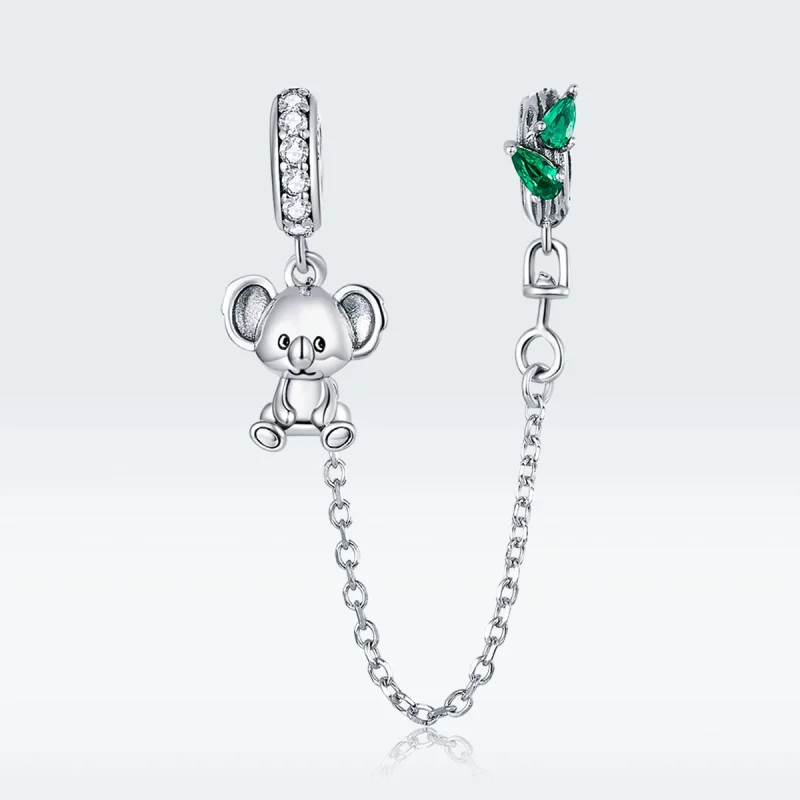 (afbeelding voor) Pandora Style Schattige kat Veiligheidsketting - SCC1523 - Bekijken 5