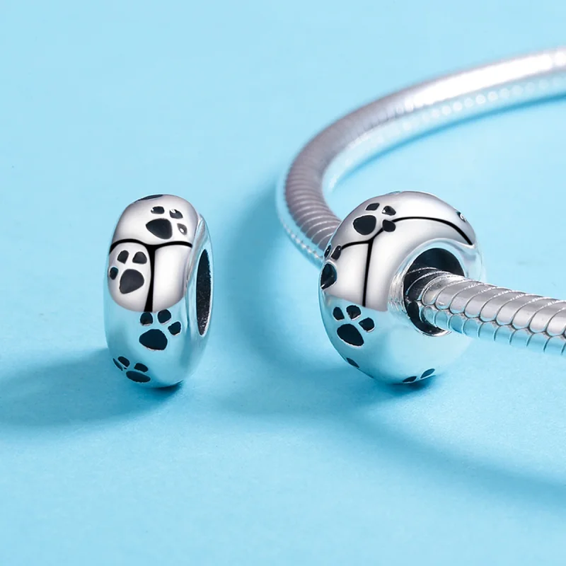 (afbeelding voor) Pandora Style Afdruk huisdier Spacer Bedel - SCC594 - Bekijken 5