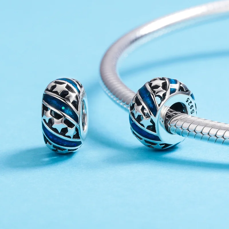 (afbeelding voor) Pandora Style De Shining Star River Spacer Bedel - SCC636 - Bekijken 5