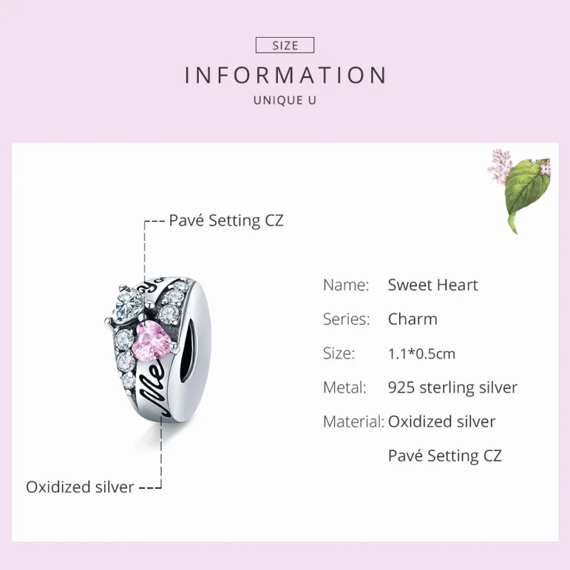 (afbeelding voor) Pandora Style Geliefde Spacer Bedel - BSC283 - Bekijken 7