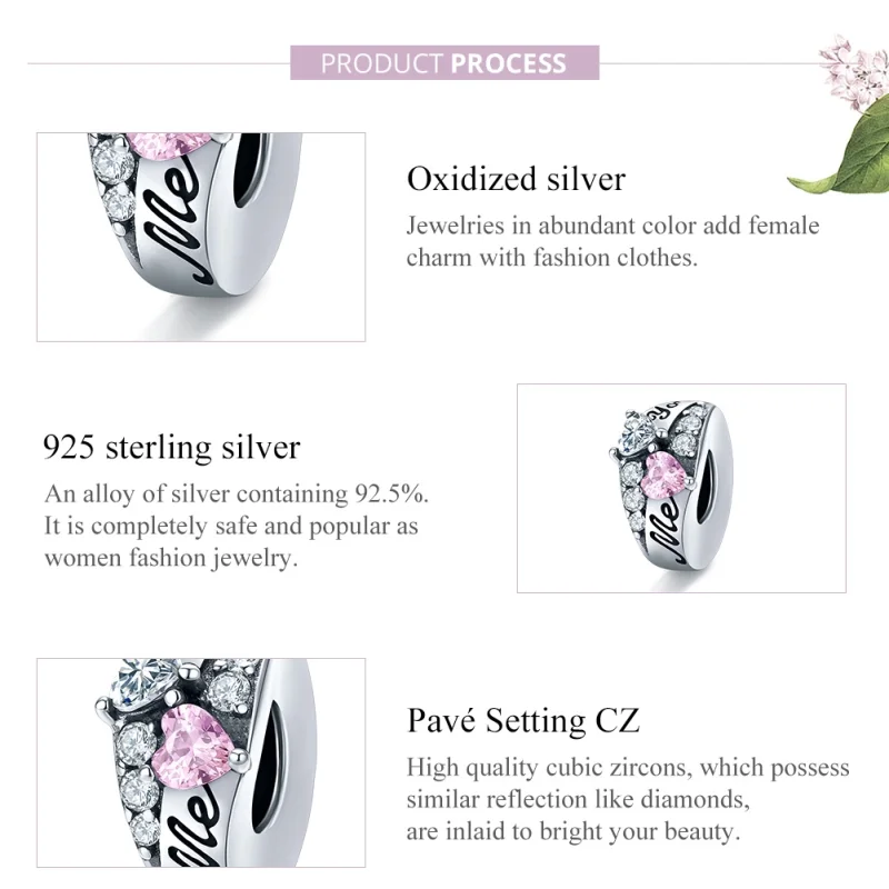 (afbeelding voor) Pandora Style Geliefde Spacer Bedel - BSC283 - Bekijken 8