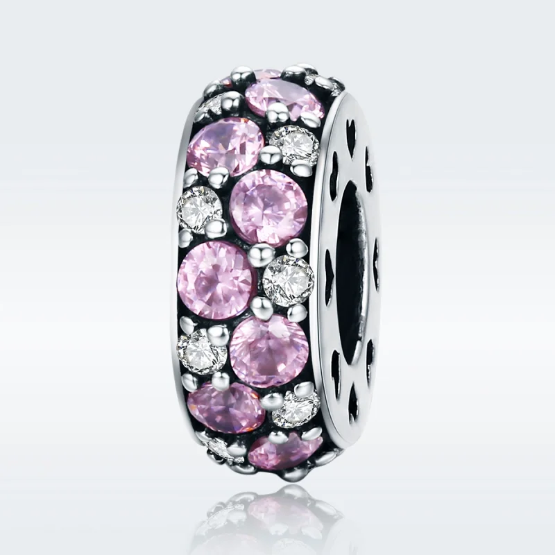 (afbeelding voor) Pandora Style Hart Spacer Bedel - SCC635 - Bekijken 2