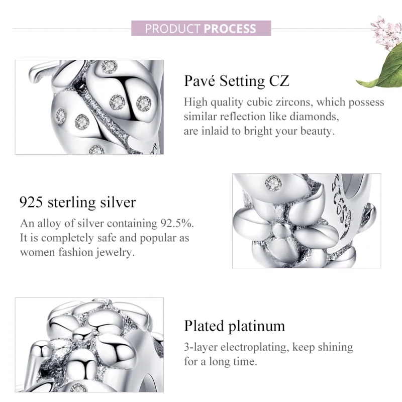 (afbeelding voor) Pandora Style Lieveheersbeestje Spacer Bedel - BSC112 - Bekijken 7