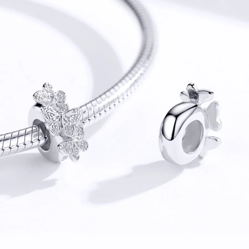 (afbeelding voor) Pandora Style Vlinder Spacer Bedel - BSC120 - Bekijken 4