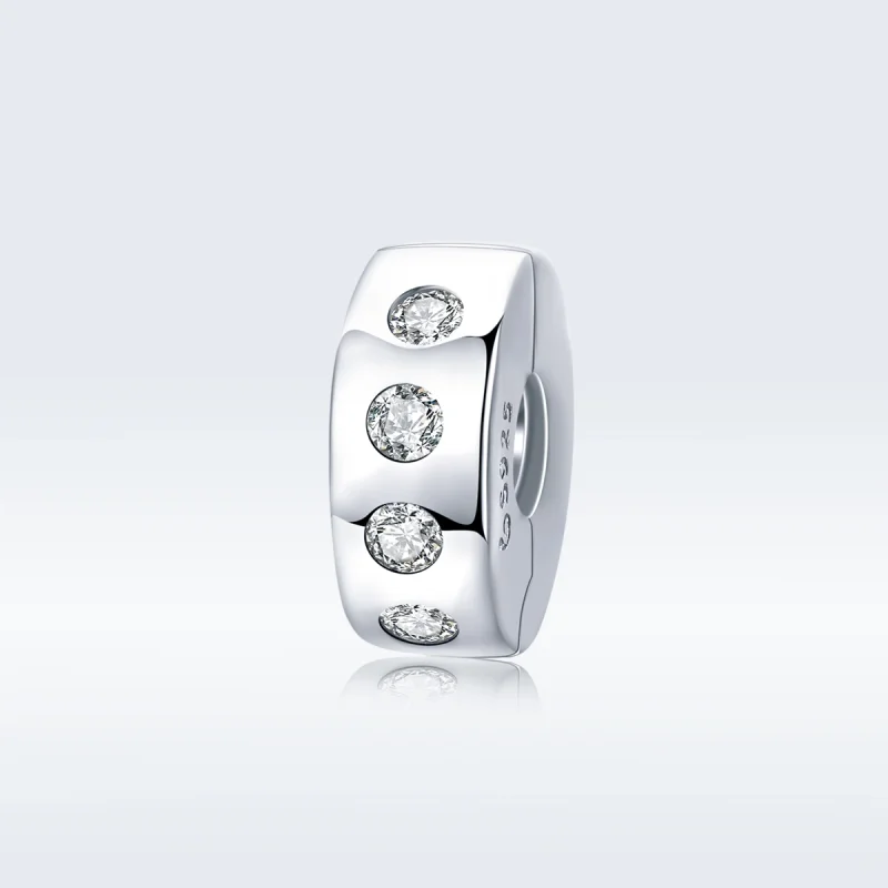 (afbeelding voor) Pandora Style Zirkonia Spacer Bedel - BSC165 - Bekijken 5