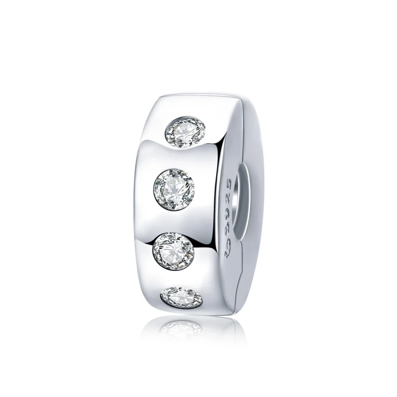 (afbeelding voor) Pandora Style Zirkonia Spacer Bedel - BSC165