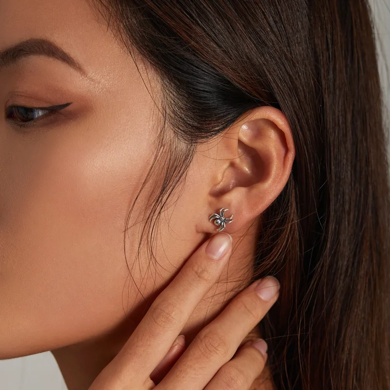 (afbeelding voor) Pandora Style Achtpotige Spider Oorknopjes - SCE1290 - Bekijken 6