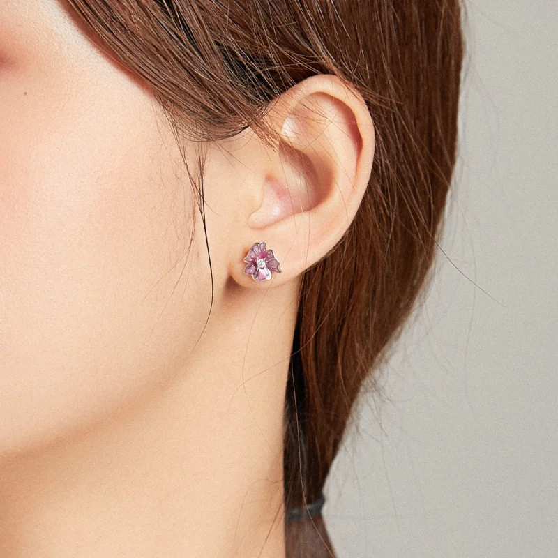 (afbeelding voor) Pandora Style Bloeiende meeldraden Oorknopjes - BSE471 - Bekijken 6