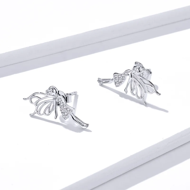 (afbeelding voor) Pandora Style Bloem Elf Oorknopjes - BSE338 - Bekijken 3