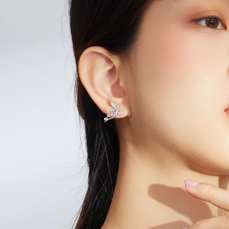 (afbeelding voor) Pandora Style Bloem Elf Oorknopjes - BSE341 - Bekijken 5