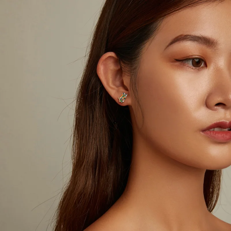 (afbeelding voor) Pandora Style Briljante vlinder Oorknopjes - SCE1359 - Bekijken 5