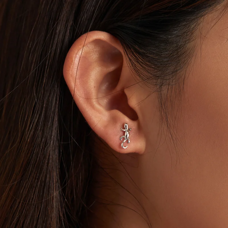 (afbeelding voor) Pandora Style Creatieve Gekko Oorknopjes - SCE1292 - Bekijken 7