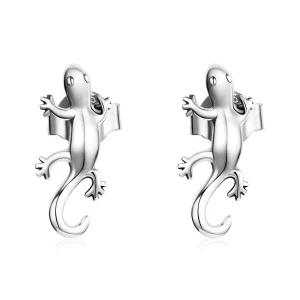 (afbeelding voor) Pandora Style Creatieve Gekko Oorknopjes - SCE1292