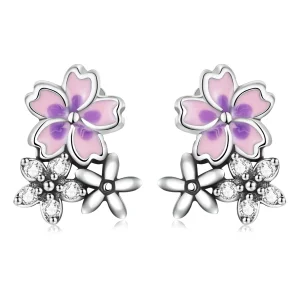 Pandora Style Delicate bloemen Oorknopjes - SCE1390 (afbeelding voor) Pandora Style Delicate bloemen Oorknopjes - SCE1390