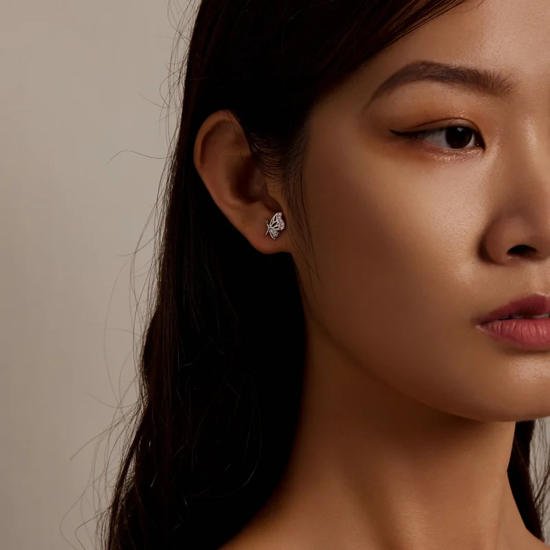 (afbeelding voor) Pandora Style Delicate vlinder Oorknopjes - BSE574 - Bekijken 6