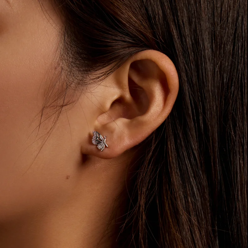 (afbeelding voor) Pandora Style Delicate vlinder Oorknopjes - BSE574 - Bekijken 8