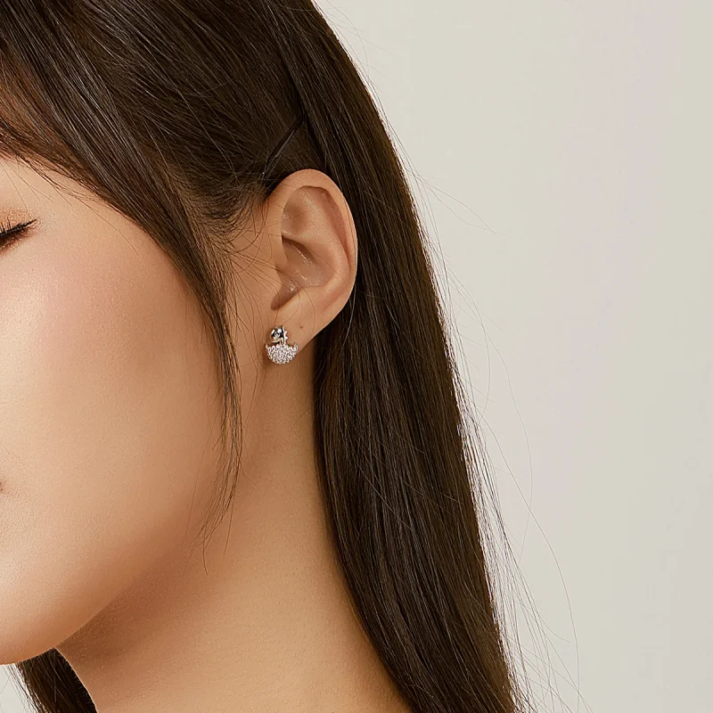 (afbeelding voor) Pandora Style Dinosaurus Baby Oorknopjes - BSE354 - Bekijken 6