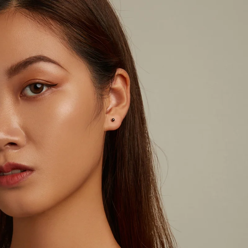 (afbeelding voor) Pandora Style Donker Kruis Oorknopjes - SCE1327 - Bekijken 8