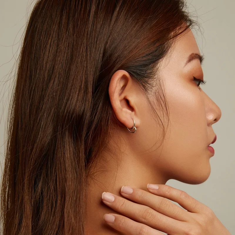 (afbeelding voor) Pandora Style Eenvoudige liefde Oorknopjes - SCE1333 - Bekijken 7