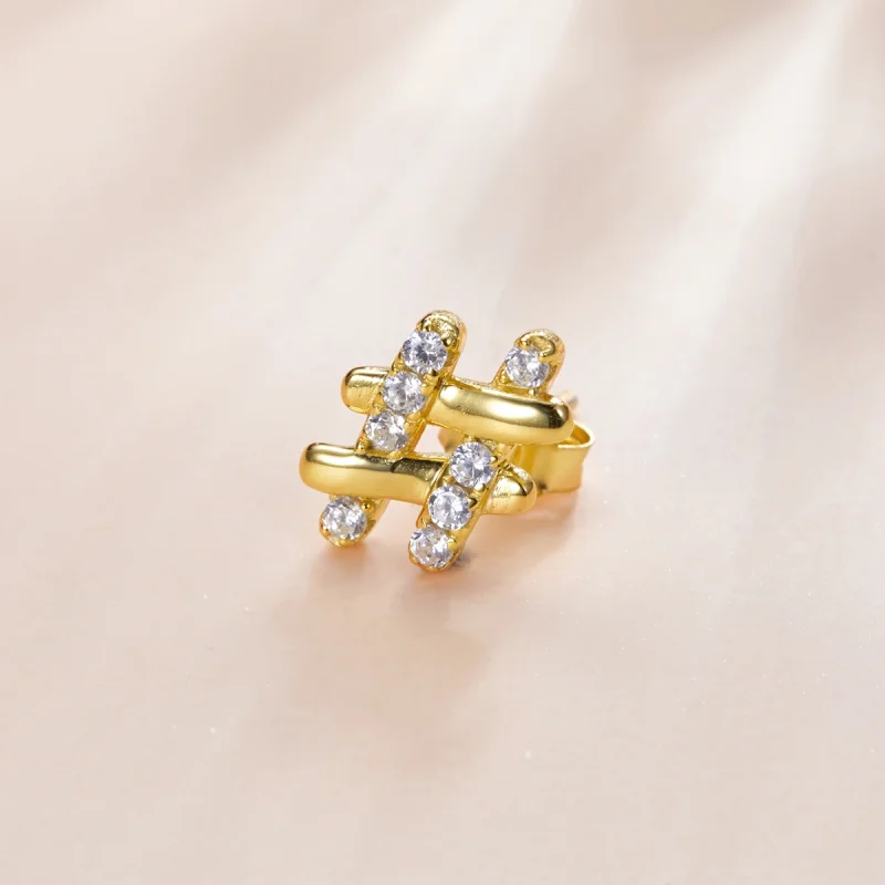 (afbeelding voor) Pandora Style Geheim Symbool - # Oorknopjes - SCE1071 - Bekijken 2