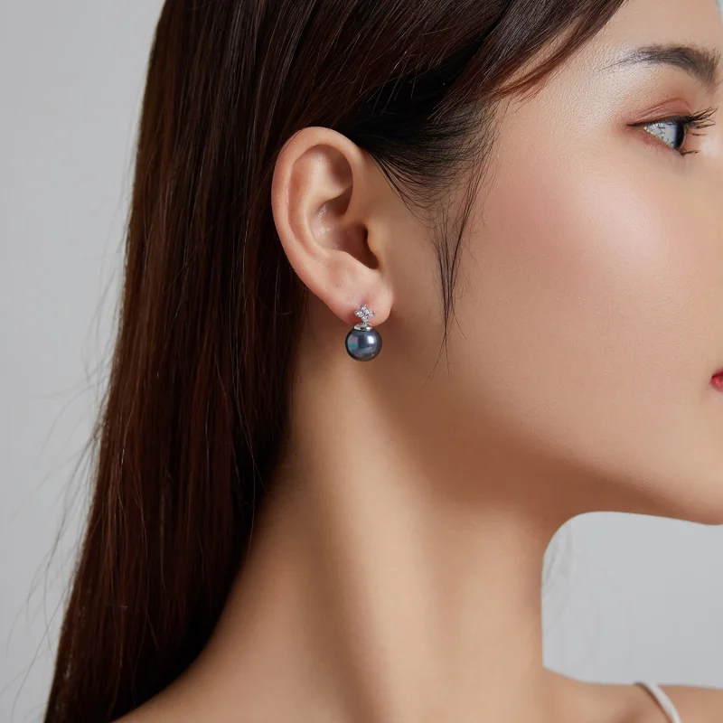 (afbeelding voor) Pandora Style Glimmende kralen Oorknopjes - BSE498 - Bekijken 7