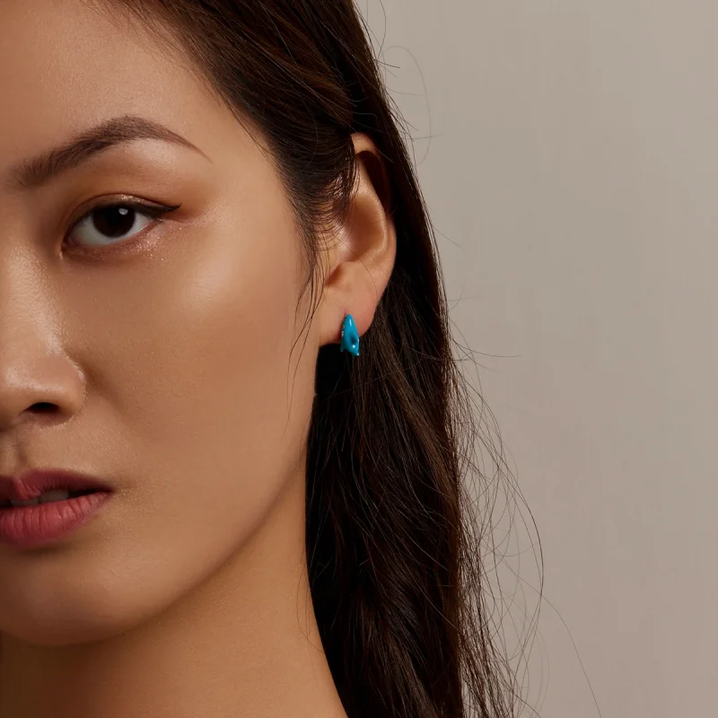 (afbeelding voor) Pandora Style Grappige kleine haai Oorknopjes - BSE563 - Bekijken 6