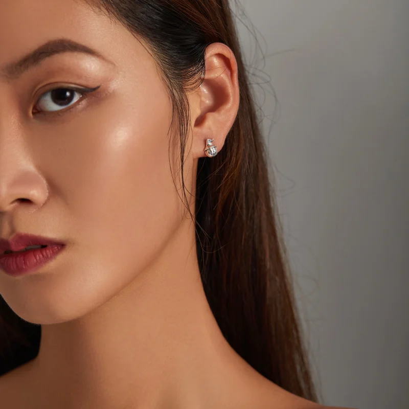 (afbeelding voor) Pandora Style Halloween Pompoen Oorknopjes - BSE537 - Bekijken 6