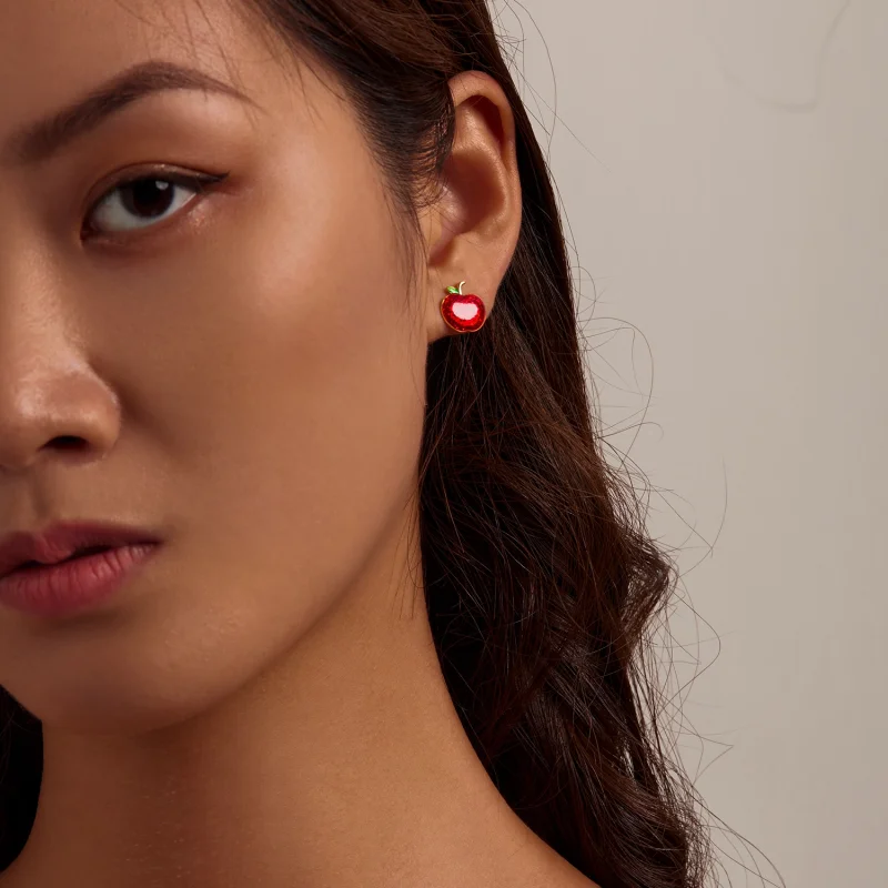 (afbeelding voor) Pandora Style Kerst appels Oorknopjes - SCE1314 - Bekijken 5