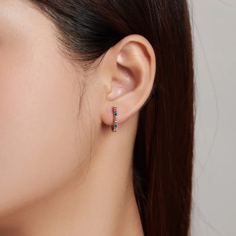 (afbeelding voor) Pandora Style Kerststok Oorknopjes - SCE1167-A - Bekijken 5