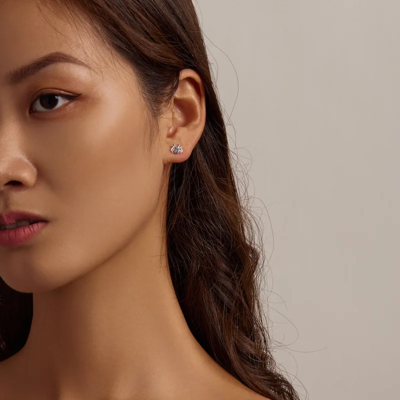 (afbeelding voor) Pandora Style Kleurrijke Spin Oorknopjes - BSE561 - Bekijken 6