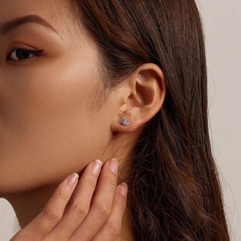 (afbeelding voor) Pandora Style Kleurrijke Spin Oorknopjes - BSE561 - Bekijken 7