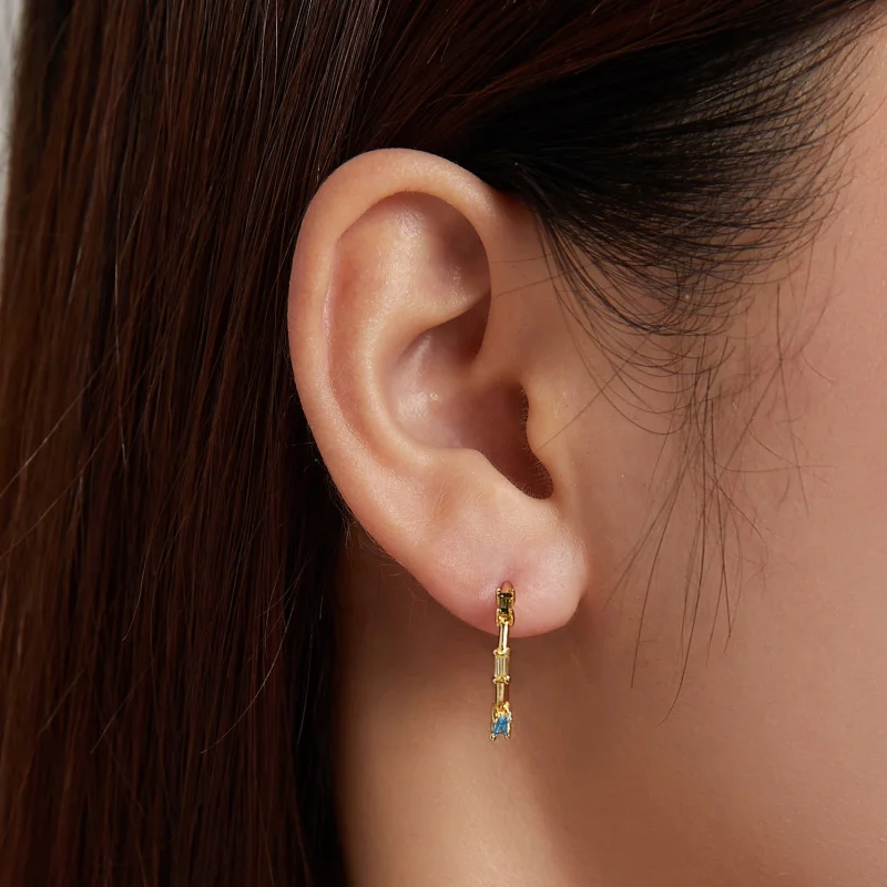 (afbeelding voor) Pandora Style Kleurrijke Zirkoon Oorknopjes - SCE1211 - Bekijken 4