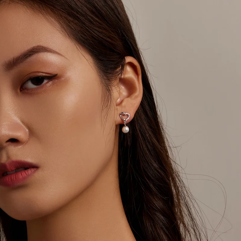 (afbeelding voor) Pandora Style Love Shell Kralen-Elegant Oorknopjes - BSE552 - Bekijken 6