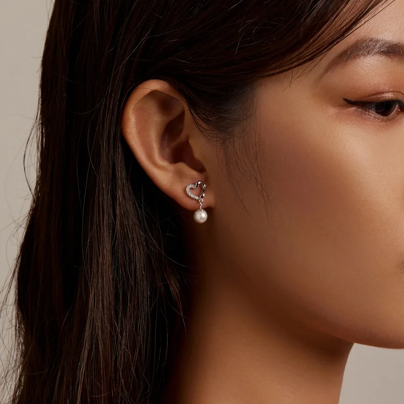 (afbeelding voor) Pandora Style Love Shell Kralen-Elegant Oorknopjes - BSE552 - Bekijken 7