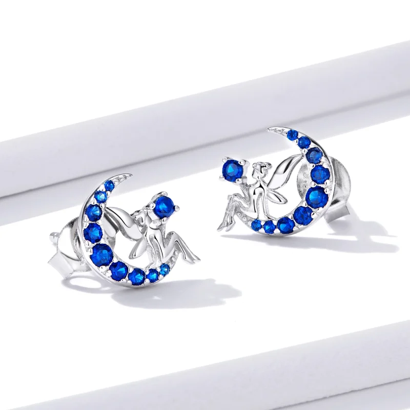 (afbeelding voor) Pandora Style Maan Elf Oorknopjes - BSE376 - Bekijken 3