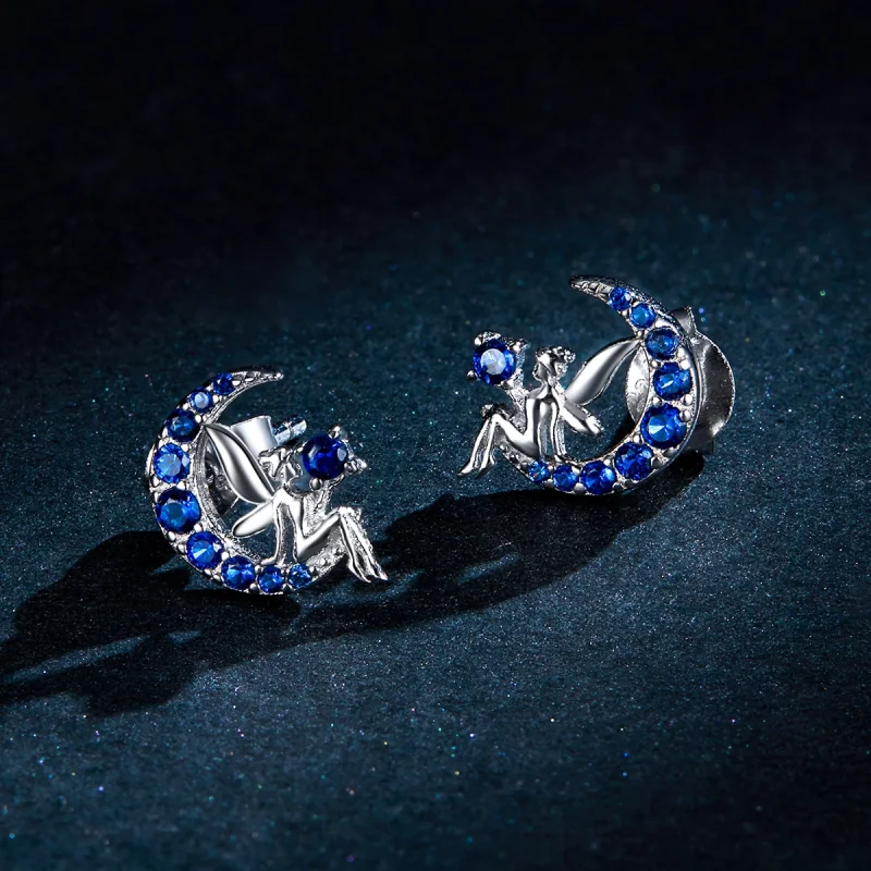 (afbeelding voor) Pandora Style Maan Elf Oorknopjes - BSE376 - Bekijken 5