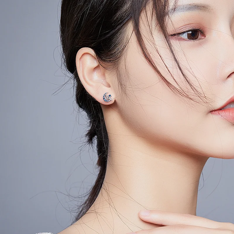 (afbeelding voor) Pandora Style Maan Elf Oorknopjes - BSE376 - Bekijken 6