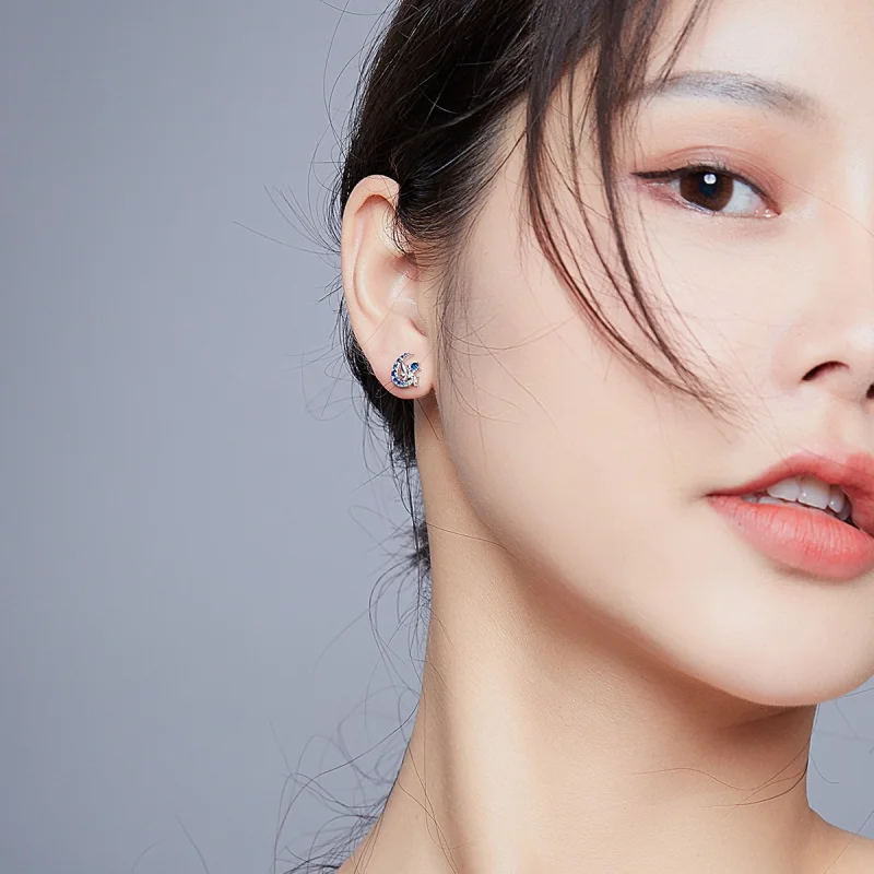 (afbeelding voor) Pandora Style Maan Elf Oorknopjes - BSE376 - Bekijken 7