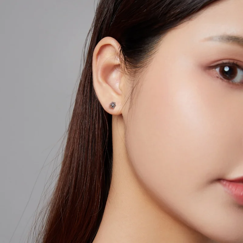 (afbeelding voor) Pandora Style Mooie sneeuwvlokken Oorknopjes - BSE529 - Bekijken 8